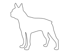 Boston Terrier Tracing Worksheets Pdf, Free Vectors File